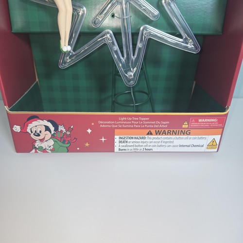 NIB Disney Parks 2025 Tinker Bell Light Up Tree Topper Read - Bild 4 von 11