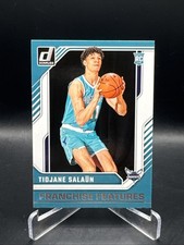 Tidjane Salaun 2024-25 Panini Donruss #11 Franchise Features Hornets Rookie Card