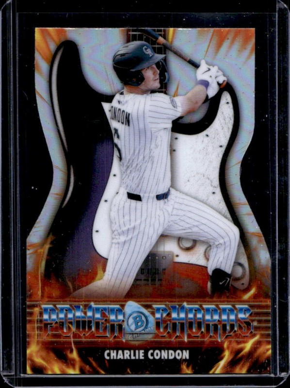 2026 Bowman Charlie Condon Power Chords Chrome #PC-2 Rockies