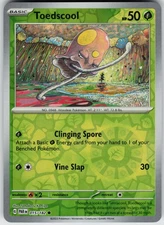 Toedscool 015/182 Reverse Holo Near Mint SV04: Paradox Rift Pokemon card