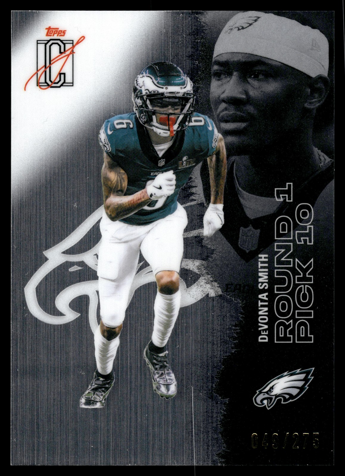 2025 Topps Signature Class #94 DeVonta Smith Silver #/275
