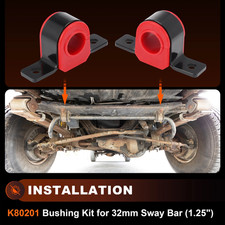 K80201 Front Sway Bar Bushings Stabilizer Bar...