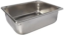Vollrath 4" Deep Super Pan V™ Stainless Steel Half-Size Steam Table 