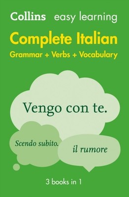 COMPLETE ITALIAN GRAMMAR VERBS & VOCABUL by Collins Dictionaries Paperback