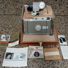 Vintage Polaroid Land Camera Model 800 Kit w/ Wink Light Case Manual Postcarder