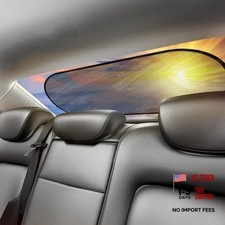Car Sun Shade for Back Window, Static Cling UV Protection Black - Static Cling
