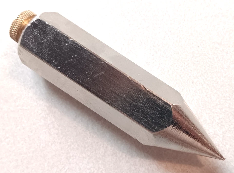 GENUINE IRWIN STRAIT-LINE HEXAGON PLUMB BOB 5 OZ. - Image 2 of 3