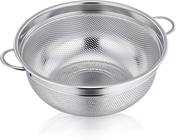 Edelstahl Nudelsieb 20Cm Mit Griff FüR Pasta GemüSe & Obst, Robust, SpüLmaschine-image