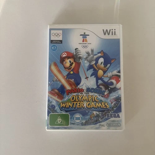 Mario & Sonic at the Olympic Winter Games (Nintendo Wii, 2009) PAL With Manual