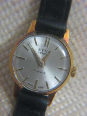Vintage Gold plated ETNA manual Ladies Watch Swiss made
