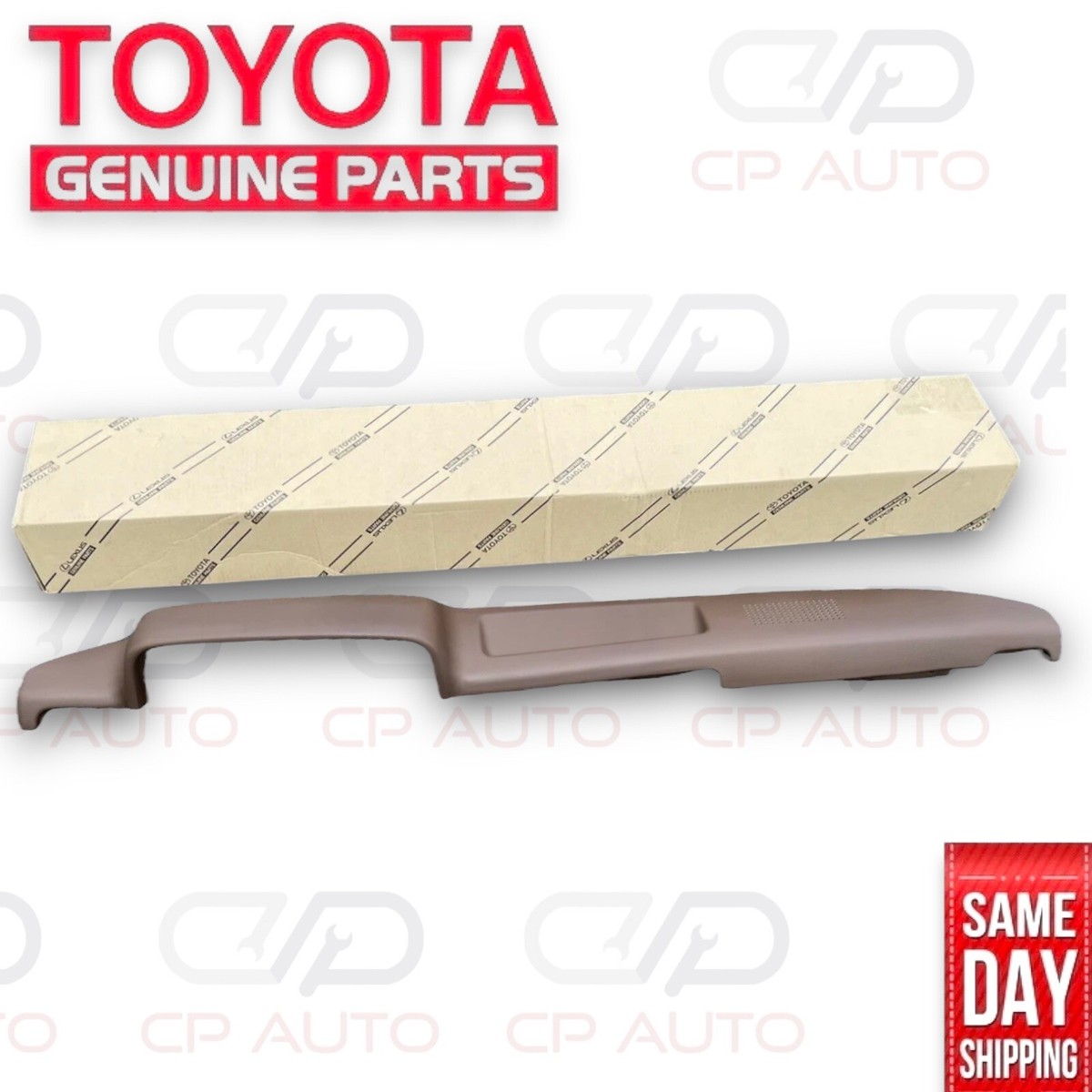 80 - 83 TOYOTA PICKUP DASH BOARD PANEL SAFETY PAD BROWN OEM
