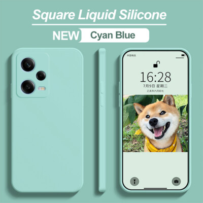 For Xiaomi Redmi Note 12 11E Pro Mi 12T 11 Liquid Silicone Shockproof Case Cover