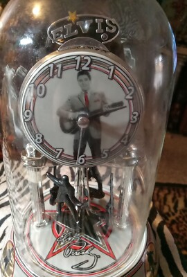 Vintage Elvis Presley Anniversary Clock 9