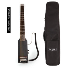 Headless Full scale length electric acoustic guitar silent travel portable