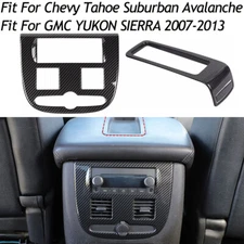 Rear Console Armrest Storage Box Trim Cover kit For Chevy Tahoe SIERRA Suburban