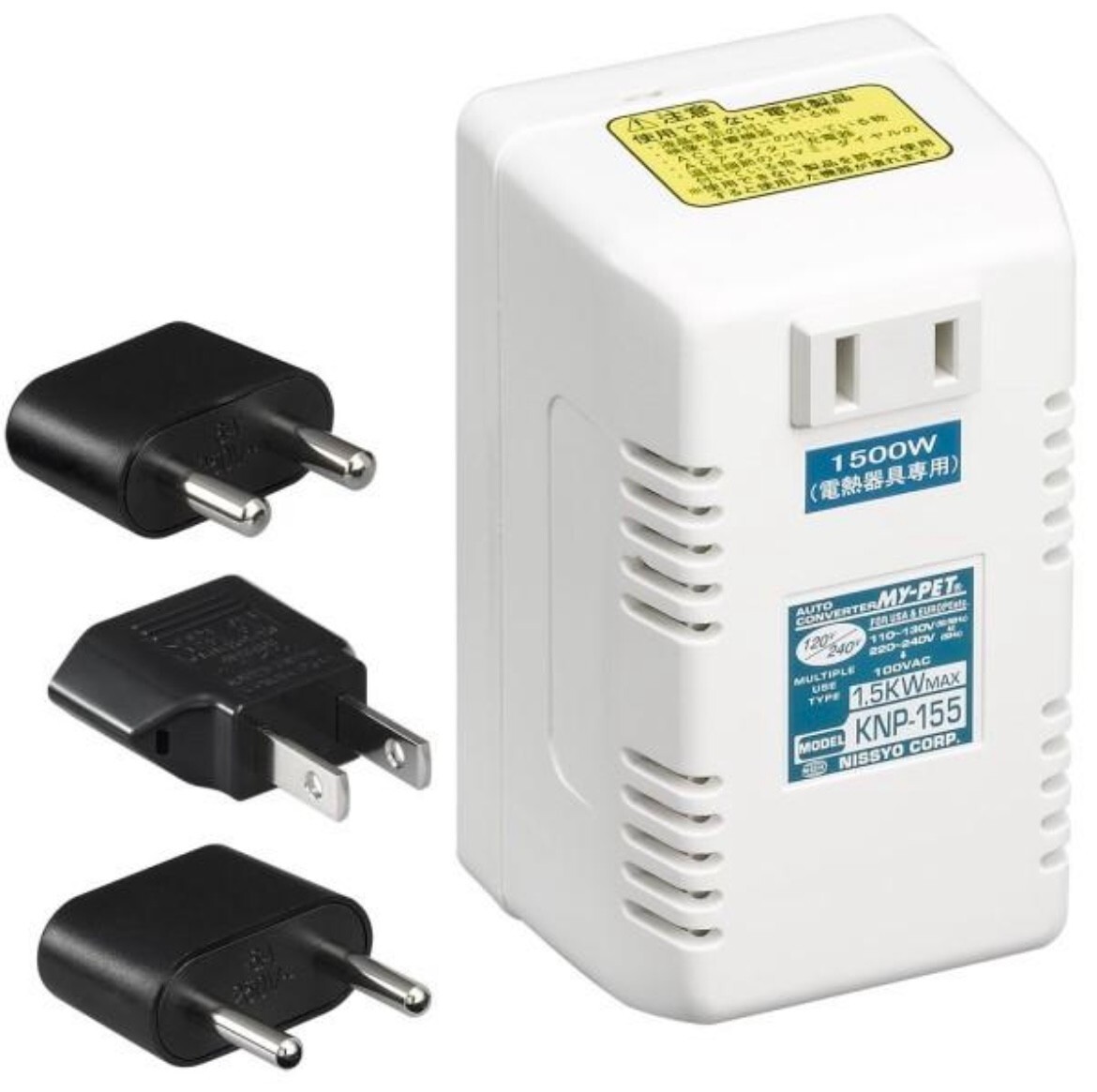 110-130V <->100V, アップ・ダウントランス1500w NDF-1500UPU 国内用 1500W 変圧器 | 入力 100V 出力 110V 120V