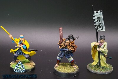 Painted  Warlords of Erehwon: Samurai Heroes set Clash Of KatanasWargames