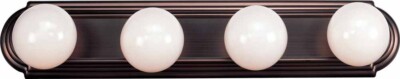 Volume Lighting V1124-79 4 Light Bath Bathroom Vanity Fixture Antique Bronze
