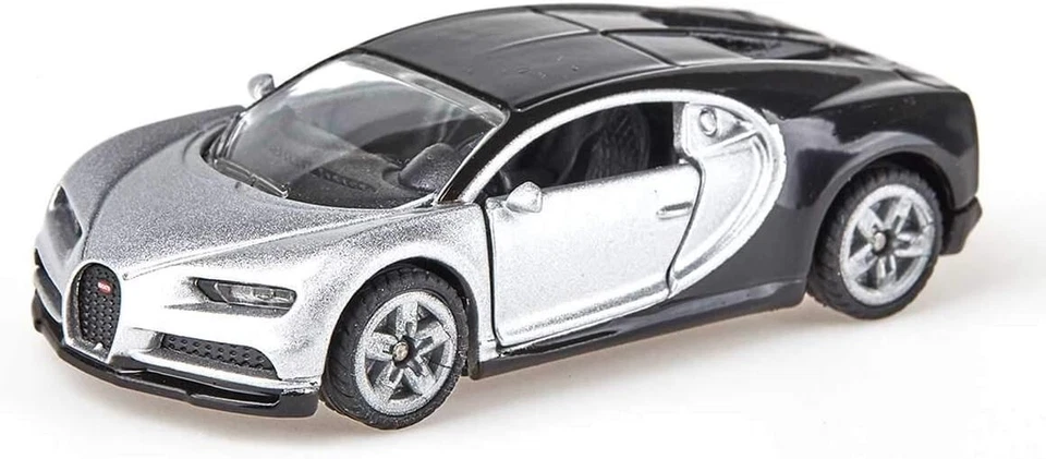 Siku 1508 Bugatti Chiron Sports Car, Toy car for children Metal/Plastic, Silver — 第 4/4 张图片