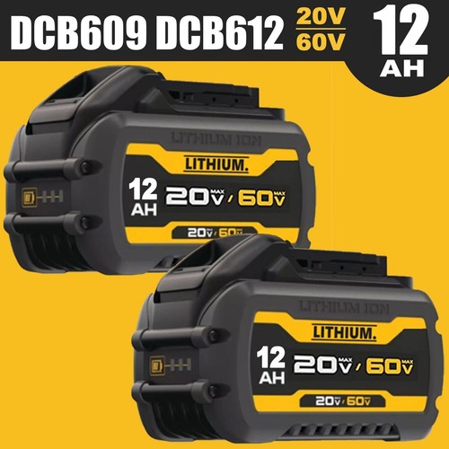 9.0Ah DeWalt Flexvolt Battery 20V 60V Compatible 2-Pack 9.0Ah Replacement Battery For DeWalt 20V/60V Flexvolt Tools - Compatible With DCB609 DCB606 Dewalt Battery 20v-464106