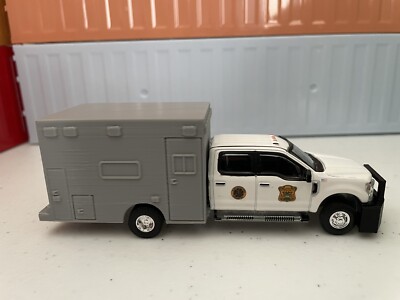 3D Print AddOn Ambulance 12FT Bed Box for 1/64 Greenlight Ford F
