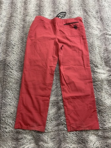 Scrubs Dudz Oklahoma Boomer Sooner OU 3-Pocket scrub pants Size L - Picture 2 of 3