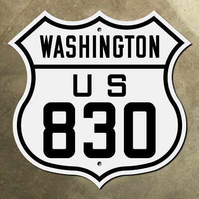 Washington US highway 830 marker route shield road sign Vancouver Maryhill 16x16