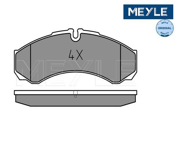 Bremsbelagsatz, Scheibenbremse Meyle 0252912120 FüR Iveco-image