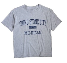 Grind Stone City Michigan MI T-Shirt EST
