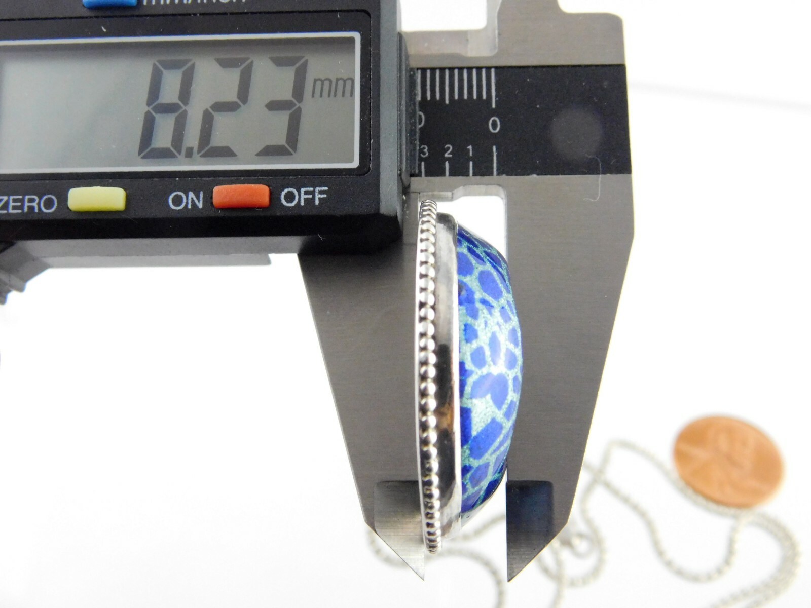 Sterling Silver Statement Druzy Stone Pendant Nec… - image 11