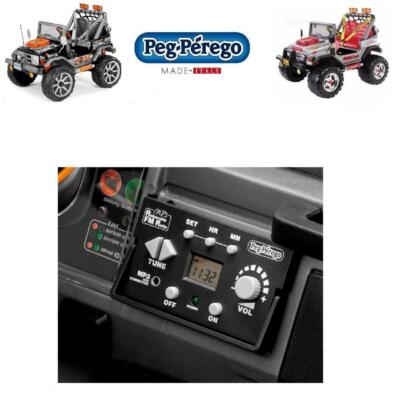 Fm-Radio + Paar Sitzbezüge für Auto peg perego Gaucho 12 Volt Rock