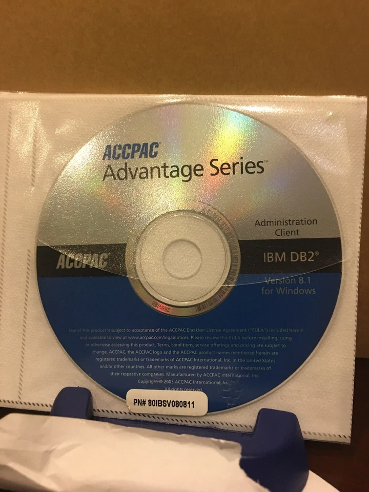 RARE Brand New ACCPAC Advantage Series for IBM DB2 Master CDs. Windows And Linux - Image 4 of 4