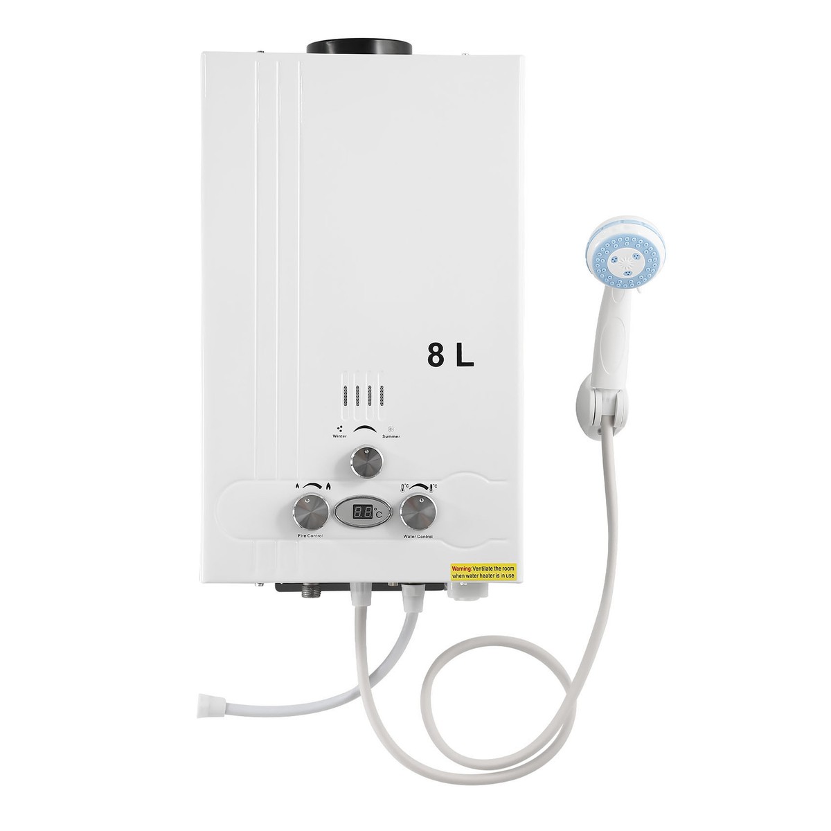 8L 2GPM Tankless LPG Liquid Propane Gas Hot Water Heater On-Demand Water  Boiler | eBay