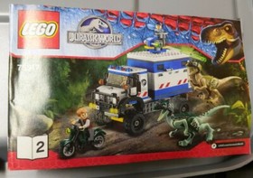 lego Jurassic World Raptor Rampage 75917, incomplete
