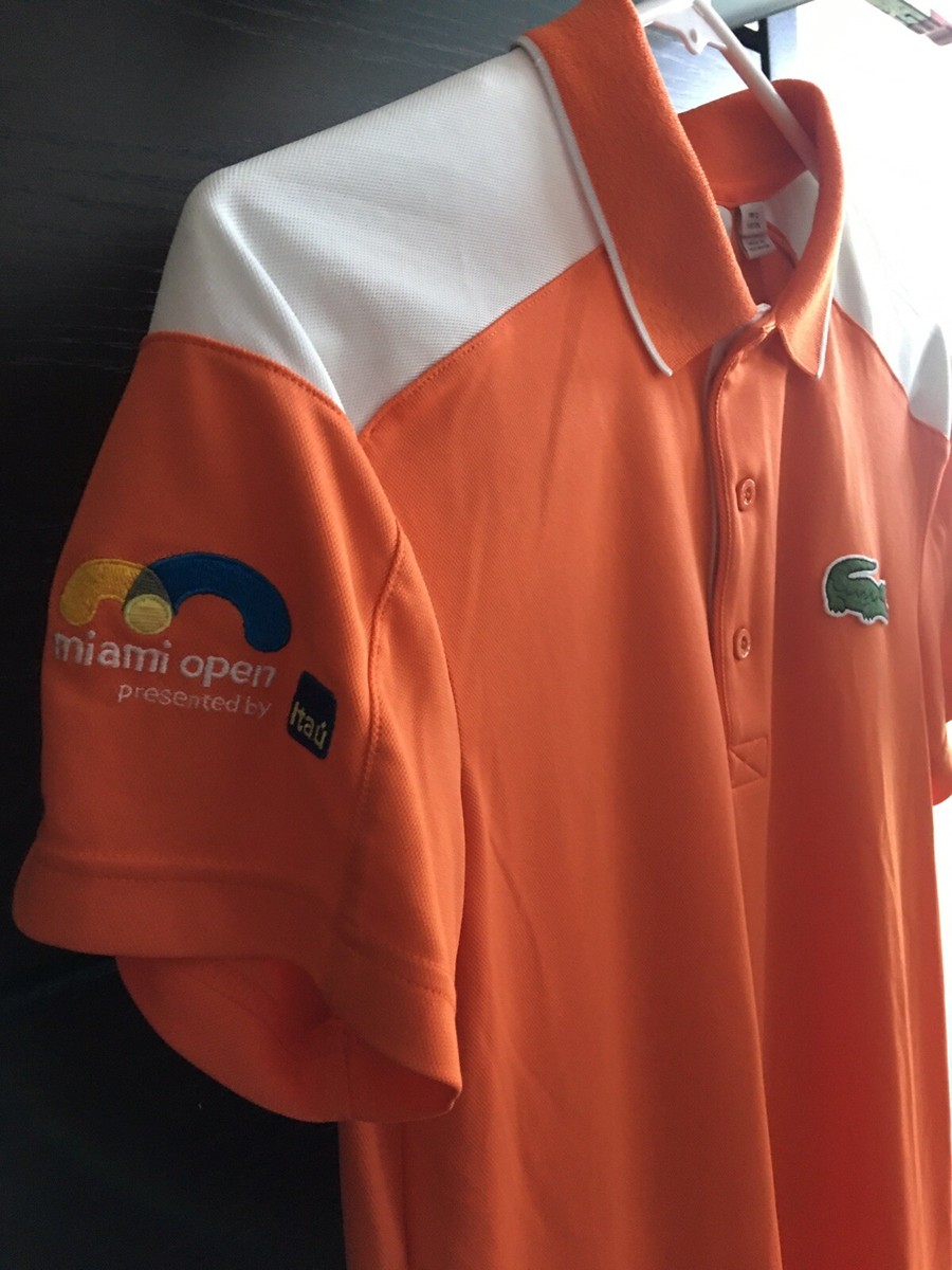 TENNIS LACOSTE SPORT POLO - Sz XS - MIAMI TENNIS OPEN ITAU-BACK
