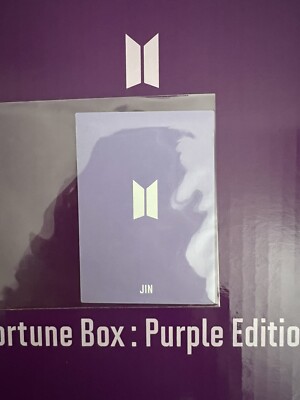 BTS Official Fortune Box Purple Box Lucky Box JIN PC | eBay