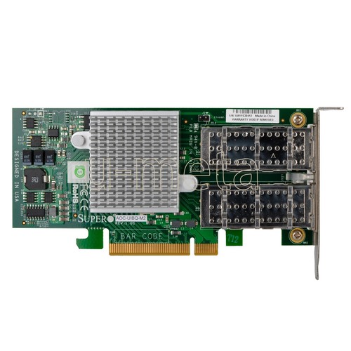 Supermicro AOC-UIBQ-M2 40Gb/s 2-Ports QSFP PCIe 2.0x8 Mellanox ConnectX-2 IB QDR - Picture 2 of 5