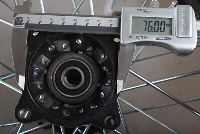 12" Rear Wheel Assembly For Pit Dirt Bikes - 80/100-12 Tire & Rim With 15mm Bearing, Fits 50cc To 140cc