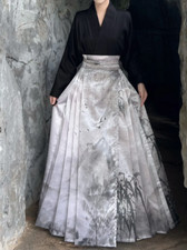 Printing Improves Clothes Chinese Traditional Costume Horse Face Skirt Hanfu