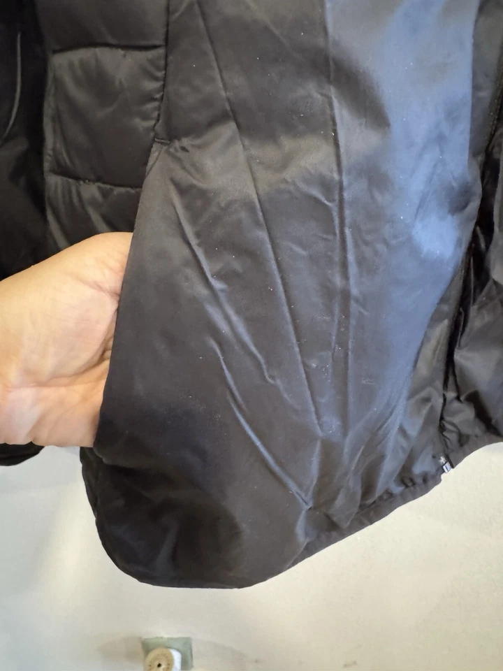 xersion water resistant puffer jacket Light Weight hood sz lg NWT - Image 4 of 4