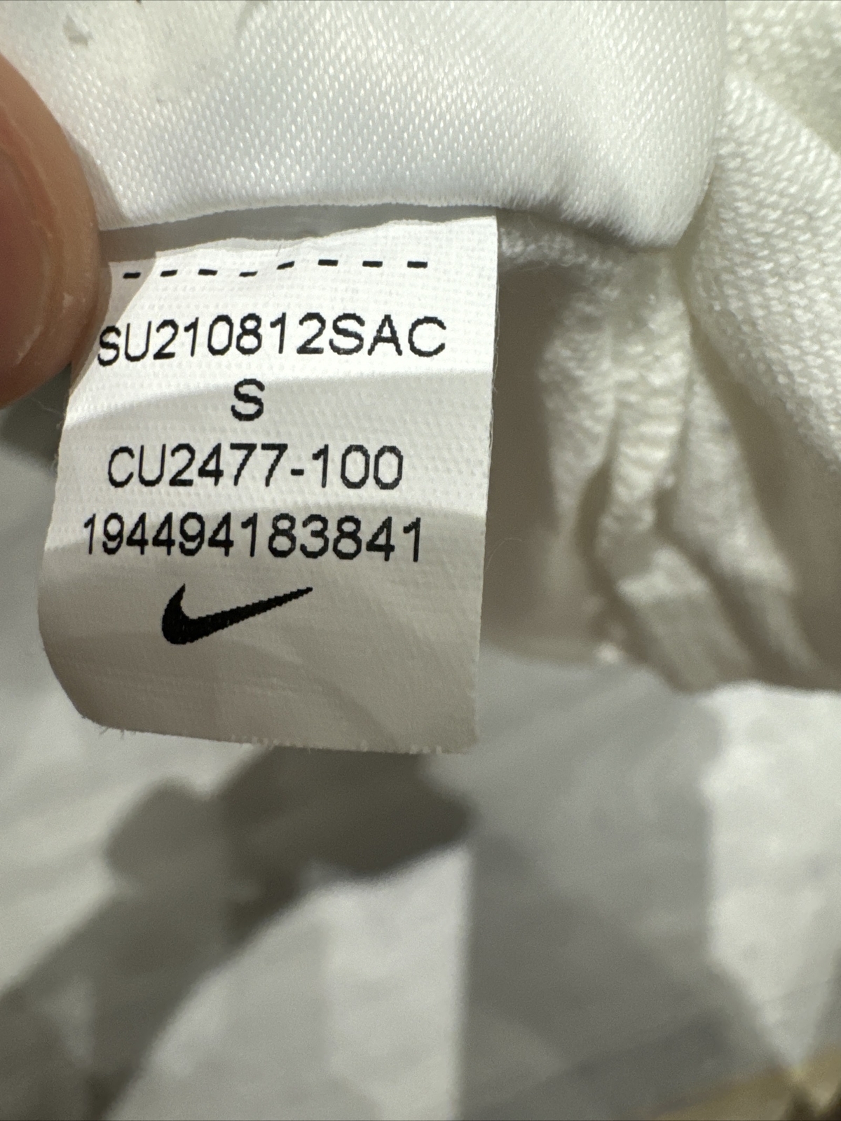 OFF WHITE X NIKE T shirt Nike X Off bianca spray dot taglia small