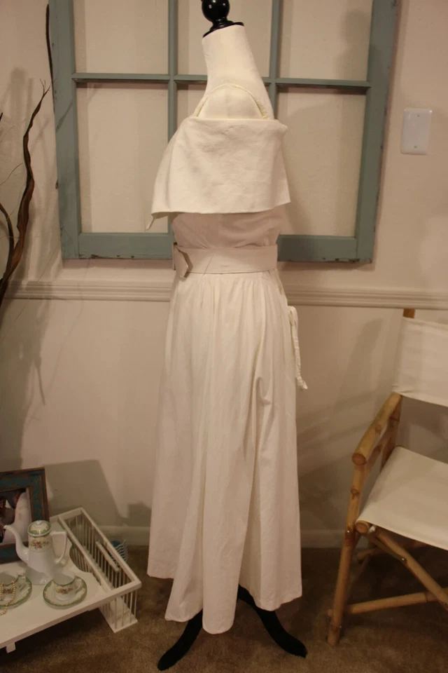 Vintage, años 90, ajuste y estilo, círculo, boda, fiesta, vestido Foto 3 de 4