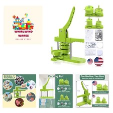 Button Maker Machine Multiple-Sizes - Pin Maker Machine 1.25 inch 2.25 inch, ...