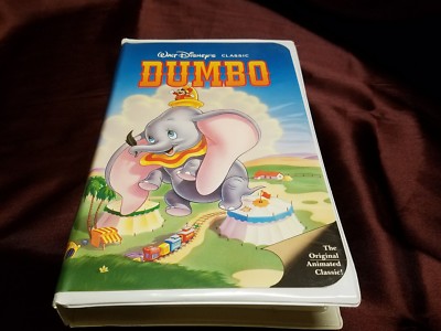 Dumbo (VHS, 1998) Walt Disney Black Diamond Classics! Very good