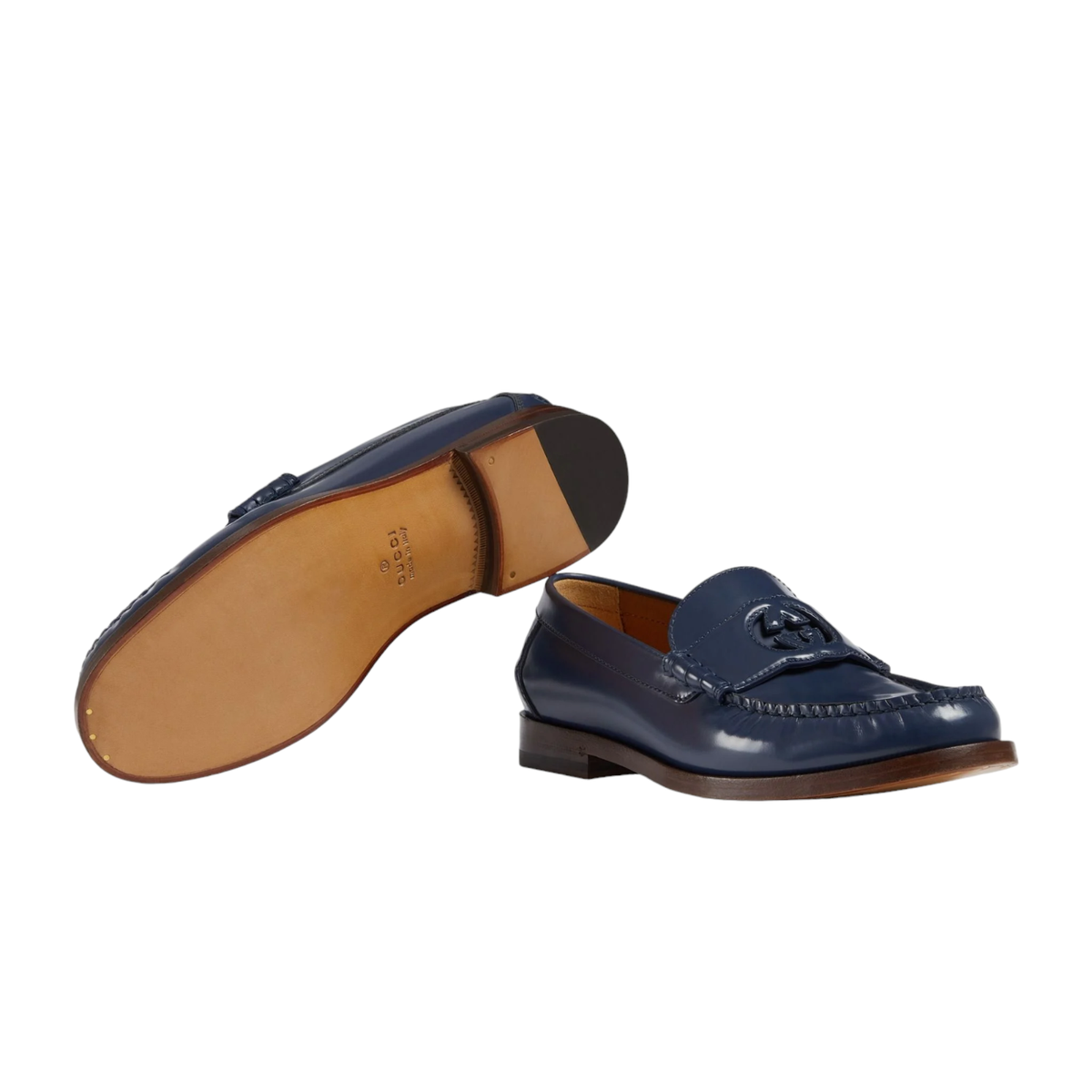 GUCCI Millennial Ribot Double G Logo Men Loafers UK 13 - US 13.5 - EU 47 NEW GUCCI INTERLOCKING G LOAFER  main image 3