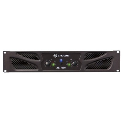 Crown Pro XLi1500 900w 2 Channel DJ/PA Power Amplifier Professional Amp XLI 1500