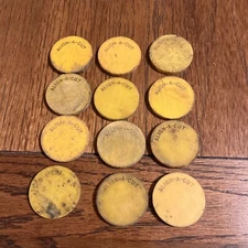 Sears Craftsman Table Saw 10” Belt Drive Align-A-Cut Inserts Quantity Of 12