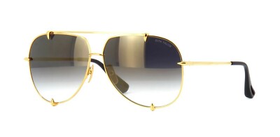Dita TALON Yellow Gold 18K/Grey Gradient With Gold Flash (D) Sunglasses