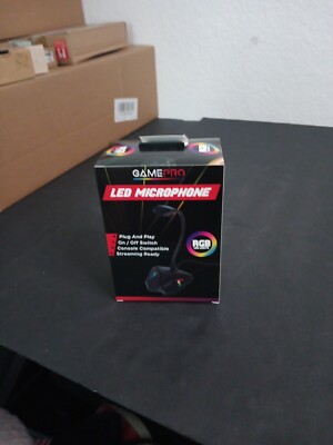 Microphone LED Game Pro Universal Compatible With Multi Color Mode