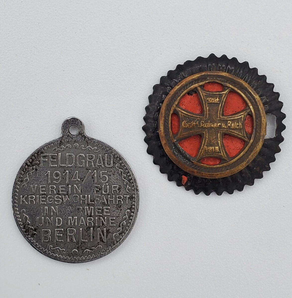 1914's☆ ドイツ帝国陸軍☆IRON Cross ペンダント ☆鉄製☆塹壕 1914's